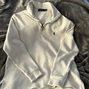 Polo Ralph Lauren Men’s Estate Rib-Quarter Zip Pullover Sweatshirt